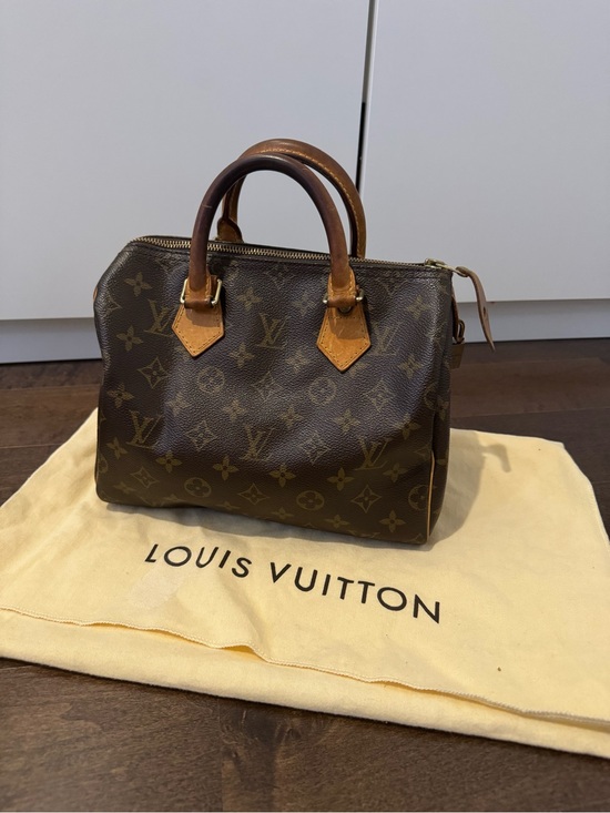 Louis Vuitton Handbags - Louis Vuitton Brown Monogram Speedy 25